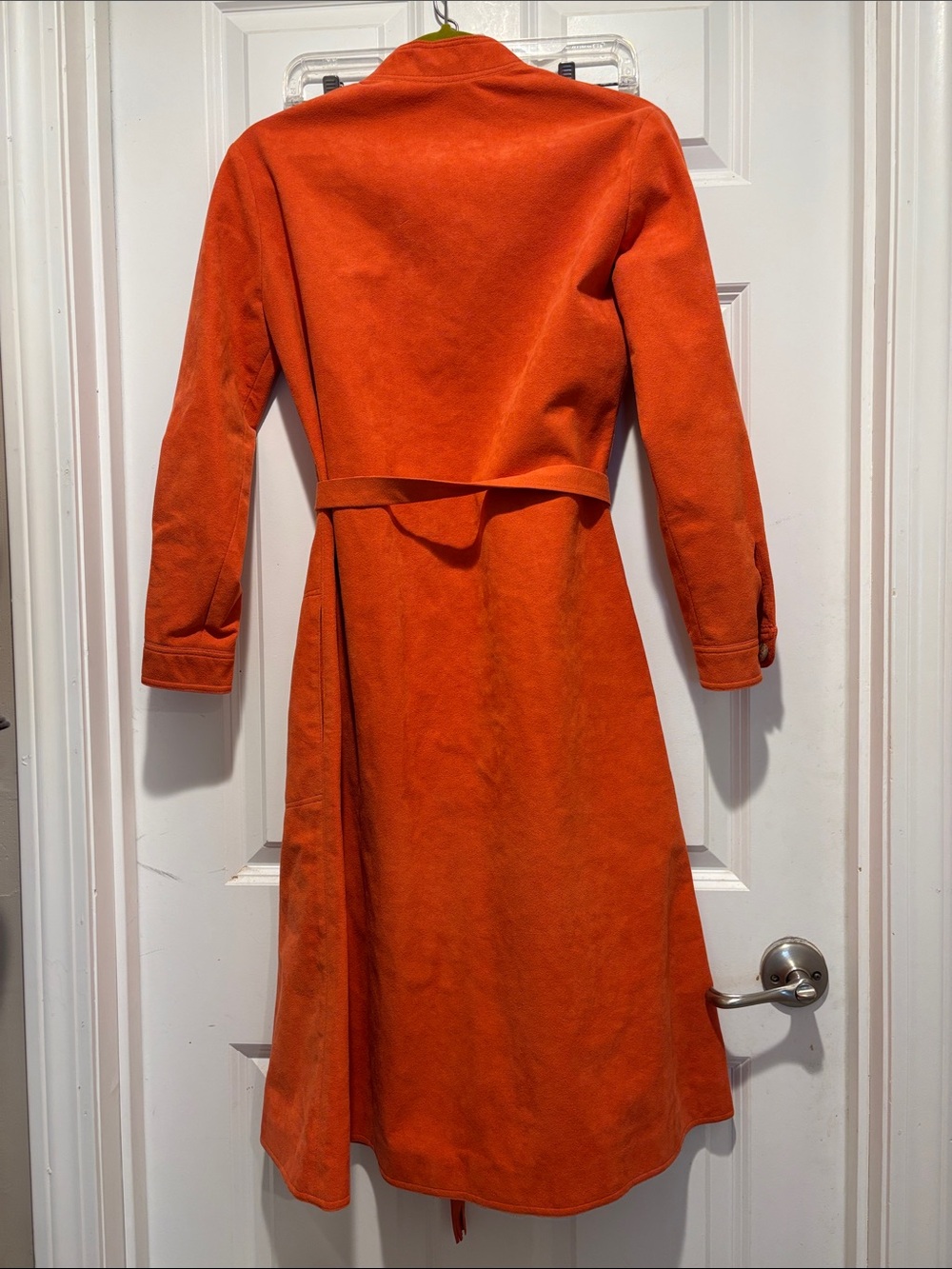Orange Long Line Jacket - Picture 5 of 9